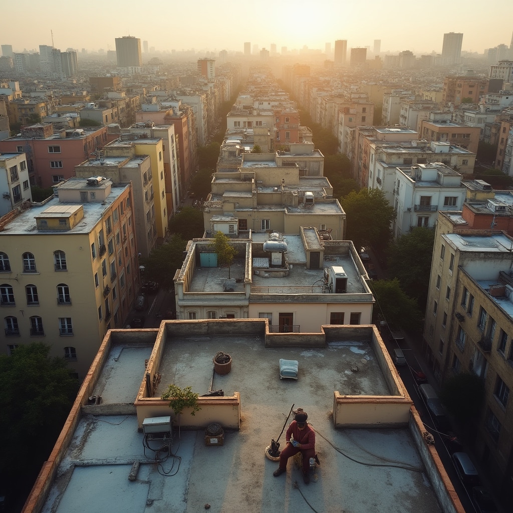 Urban building environments